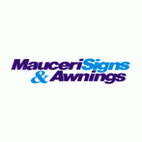 Mauceri Signs & Awnings logo vector logo