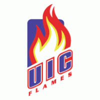 University of Illinois-Chicago Flames logo vector logo