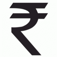 Indian Rupee logo vector logo