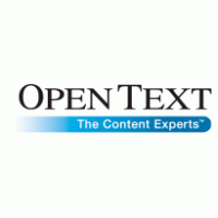 Open Text logo vector logo