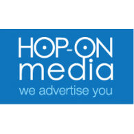 Hop-On Media logo vector logo