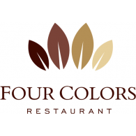 Four Colors Restaurant logo vector logo