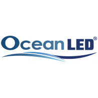 Ocean LED logo vector logo