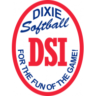 Dixie Softball League logo vector logo