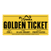 Wonka Golden Ticket logo vector logo