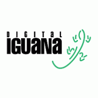 Digital Iguana logo vector logo