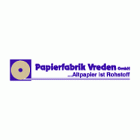 Papierfabrik Vreden logo vector logo