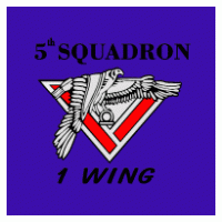 5th Squadron 1 Wing logo vector logo