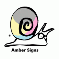 Amber Signs logo vector logo