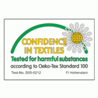 confidence in textiles (oeko-tex standard 100) logo vector logo