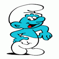 smurf logo vector logo