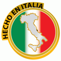 hecho en italia logo vector logo