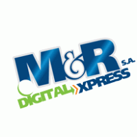 M&R DIGITAL XPRESS logo vector logo