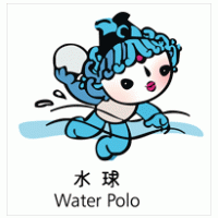 Beijing 2008 Mascota_Water polo logo vector logo