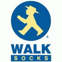 Walk Socks logo vector logo