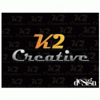 Creative K2 logo vector logo