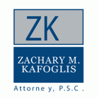 Zachary M. Kafoglis, Attorney logo vector logo