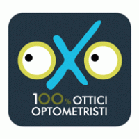 OXO 100% OTTICI OPTOMETRISTI logo vector logo