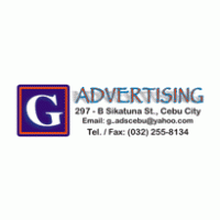 G Advertising logo vector logo