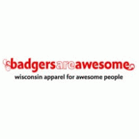 Badgers Are Awesome logo vector logo