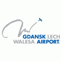 Lech Walesa Airport Gdansk logo vector logo