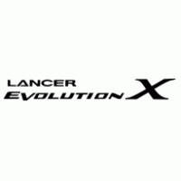 Mitsubishi Lancer Evolution X logo vector logo