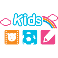 Kids logo vector logo