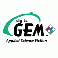 Digital GEM logo vector logo