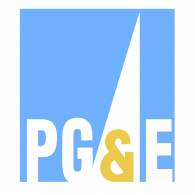 PG & E logo vector logo
