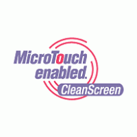 MicroTouch enabled logo vector logo