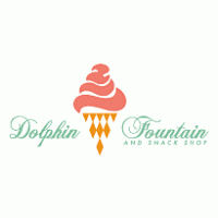 Dolphin Fountain logo vector logo