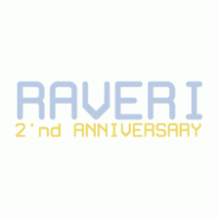 Raveri 2’nd Anniversary logo vector logo