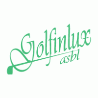 Golfinlux asbl logo vector logo