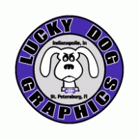 Lucky Dog Graphics logo vector logo