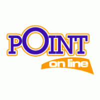poin on line logo vector logo