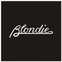 Blondie logo vector logo