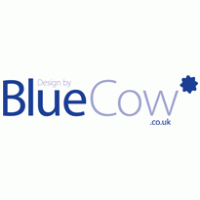 Design by BlueCow logo vector logo