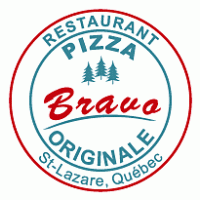 Bravo Pizza logo vector logo
