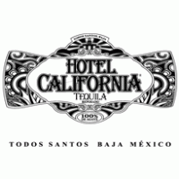Tequila Hotel California logo vector logo