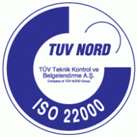 Tuv Nord iso 22000 logo vector logo