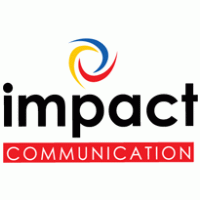 impact communication logo vector logo