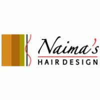 Naimas Hair Design logo vector logo