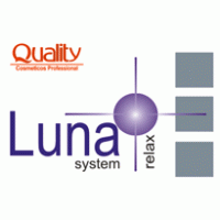 Luna system logo vector logo