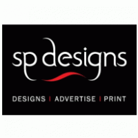 SP Designs logo vector logo