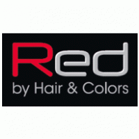 RED hair & color logo vector logo