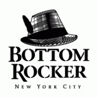 Bottom Rocker logo vector logo