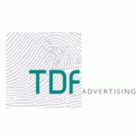 TDF Advertising logo vector logo