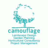 Camouflage Landscape Design logo vector logo