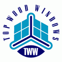 Top Wood Windows logo vector logo