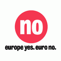 No Euro logo vector logo